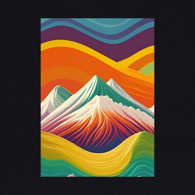 Rainbow Mountain by AbundanceSeed